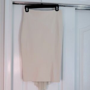 Bebe  Cream Knit Pencil Skirt
